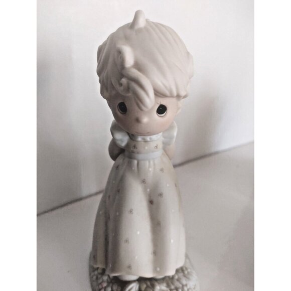 Samuel Butcher Precious Moments Enesco 1986 Figurine "Autumn's Praise" - Picture 3 of 10